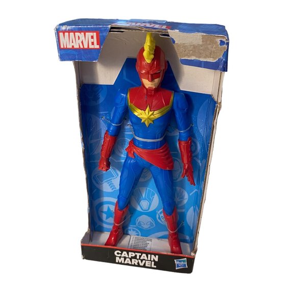 Marvel Captain Marvel 9" Toy by Hasbro - Picture 1 of 4